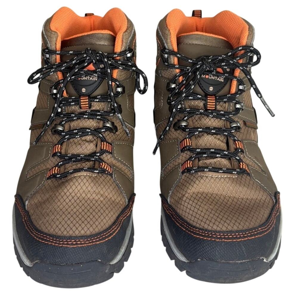 Pacific Crest Tahoe Mid Hiking Boots Brown & Orange Mens Size 9 Worn Once!